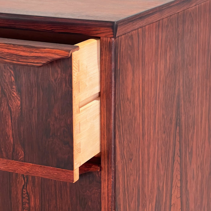 Vintage Rosewood 6-Drw Dresser