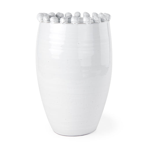 Basin Off-White Glazed Vase - FULLHOUSE