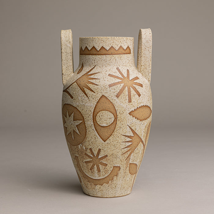 Large Pictograph Vase