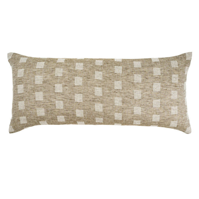 Check Linen Pillow