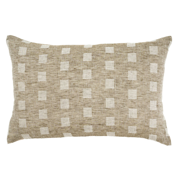 Check Linen Pillow