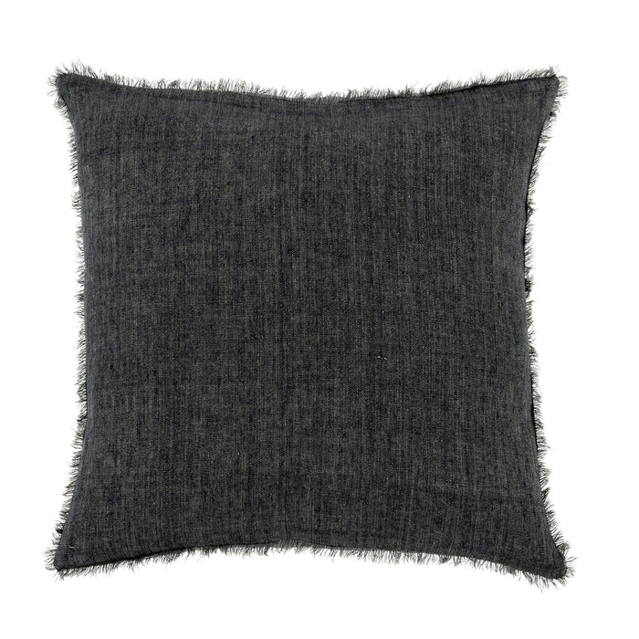 Lina Charcoal Linen Pillow