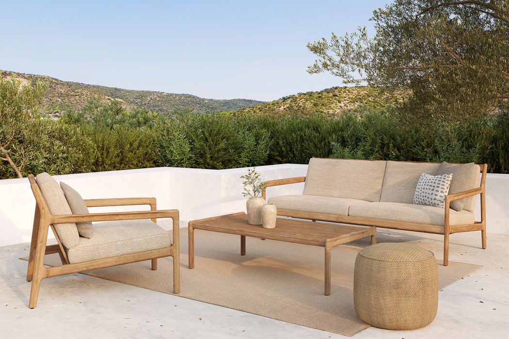 Jack Outdoor 2-Seater Sofa - Teak