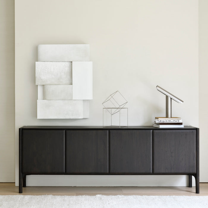 PI Dark Brown Teak Sideboard