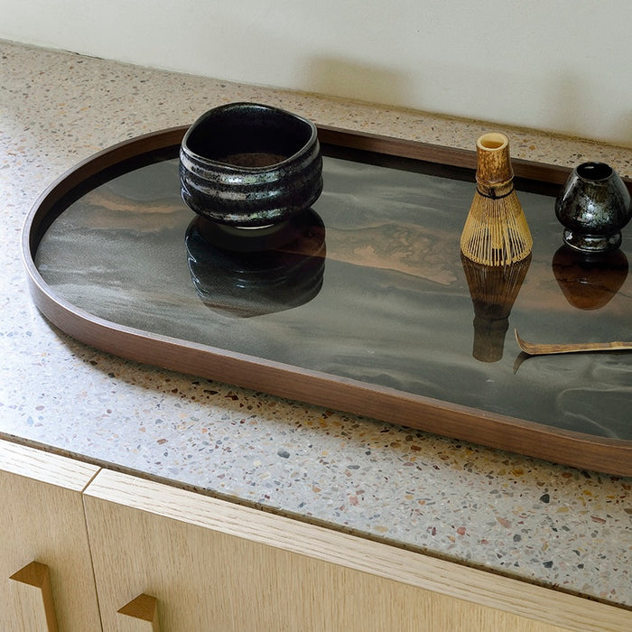 Oblong Glass Tray