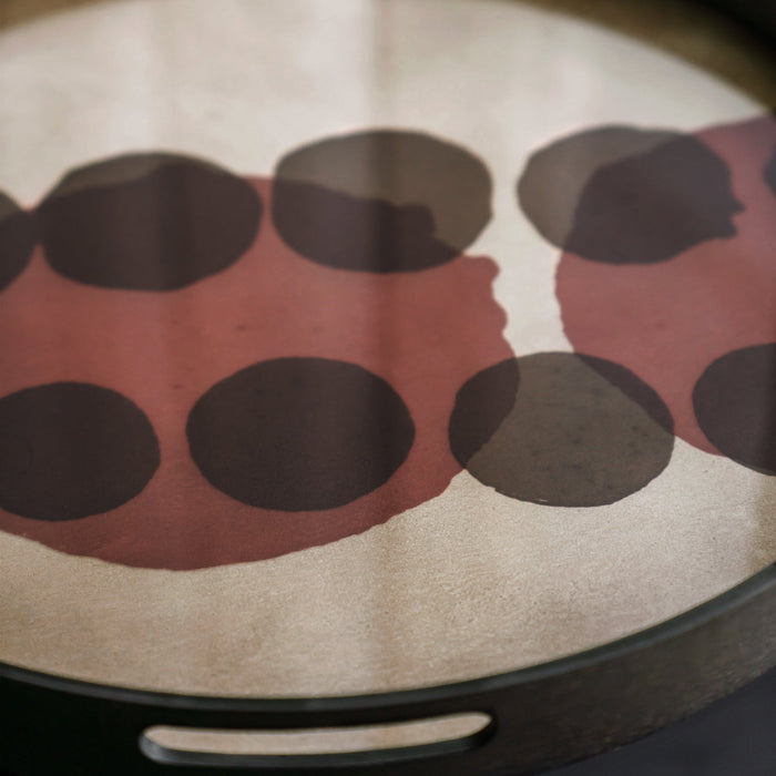 Round Glass Tray