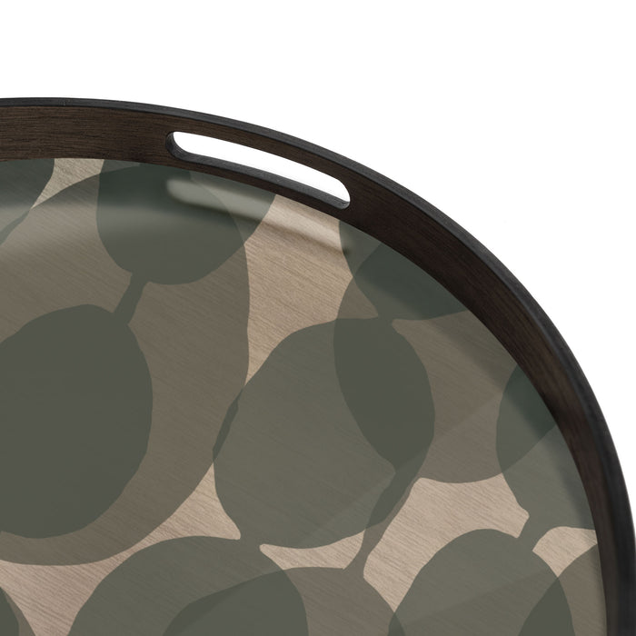 Round Glass Tray