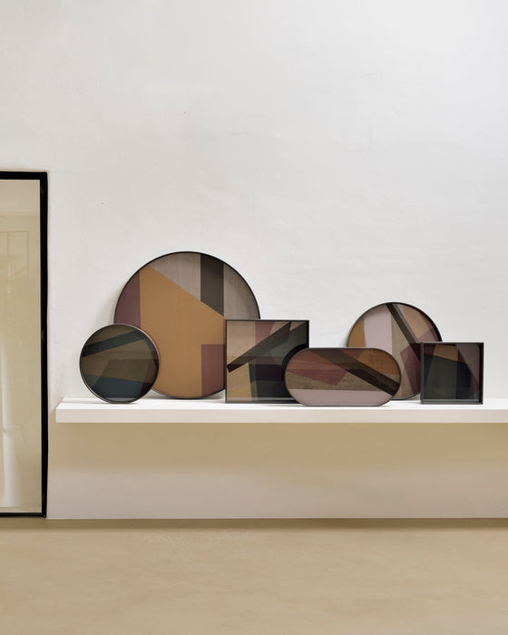 Oblong Glass Tray