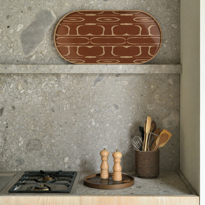 Oblong Glass Tray