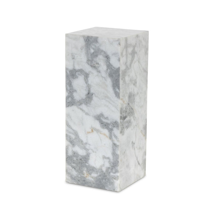 Modern Marble Small Pedestal - Four Hands