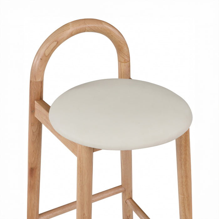Calvin Vegan Leather Counter Stool