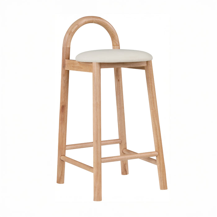 Calvin Vegan Leather Counter Stool