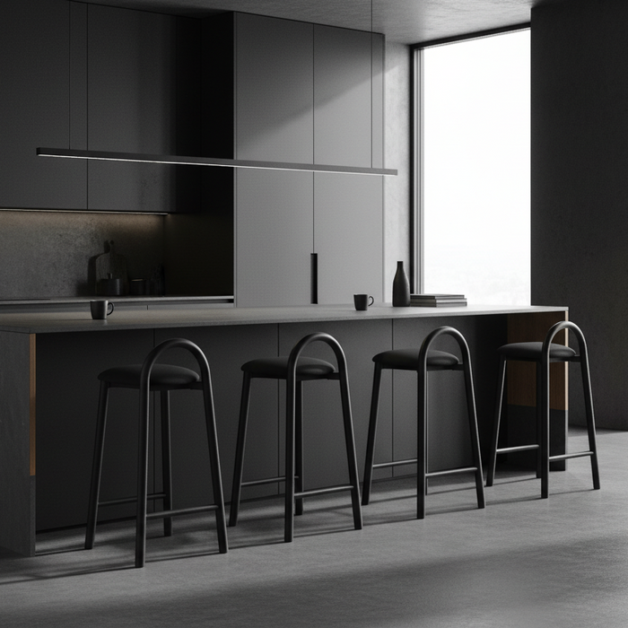 Calvin Vegan Leather Counter Stool