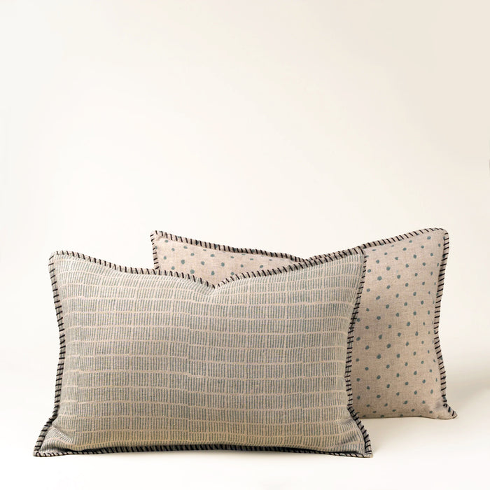 Dash & Dot Linen Pillow