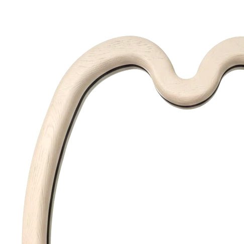 Mirrors - Small Swirl Ash Wood Mirror - FULLHOUSE Modern