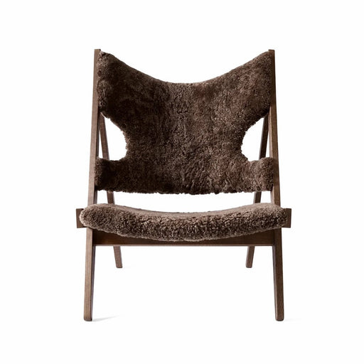Accent + Lounge Chairs - Knitting Lounge Chair - Sheepskin - FULLHOUSE Modern