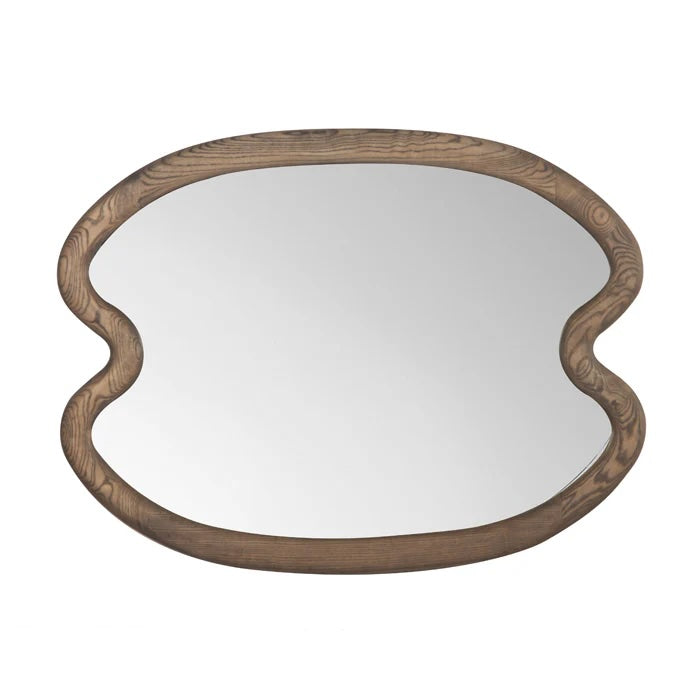 Swirl Ash Wood Mirror