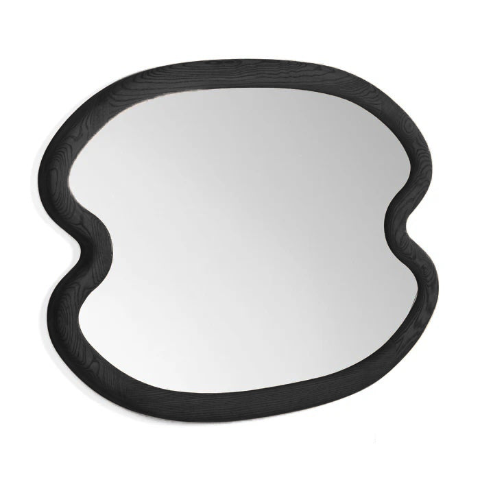 Swirl Ash Wood Mirror