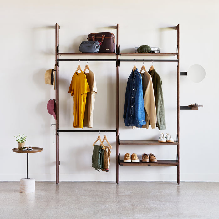 Branch Walnut Wardrobe Unit