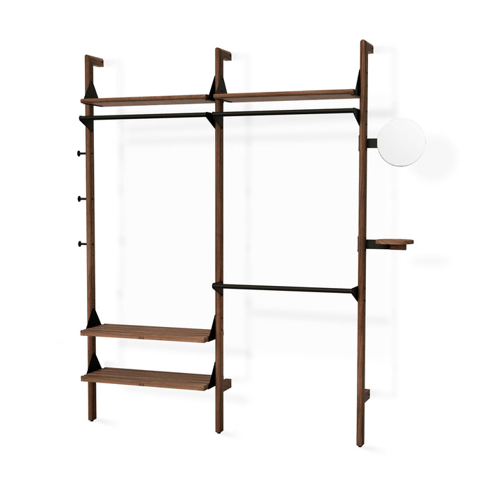 Branch Walnut Wardrobe Unit