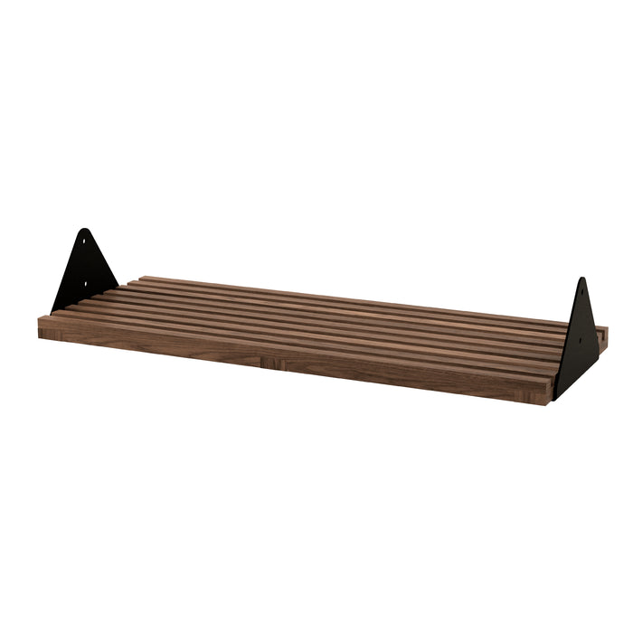 Branch Walnut Shelving Unit with Desk