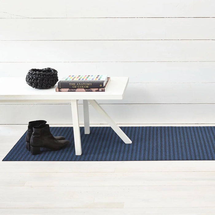 Breton Stripe Shag Floor mat
