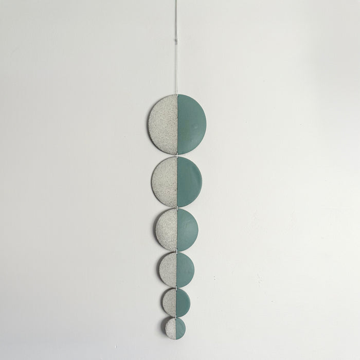 'Teal Circles' Wall Hanging