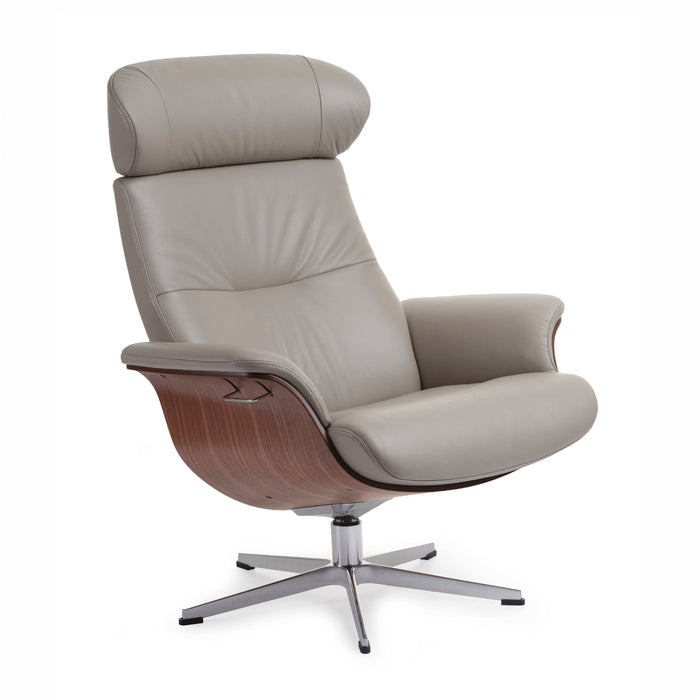 Timeout Large Swivel Recliner & Footstool