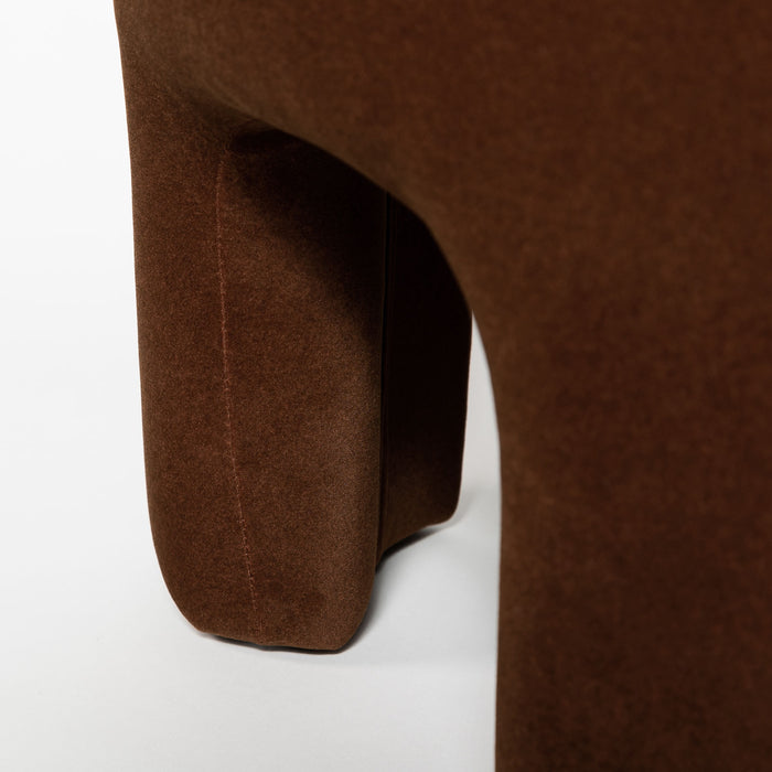 Ginger Ottoman - Velvet Sandstorm