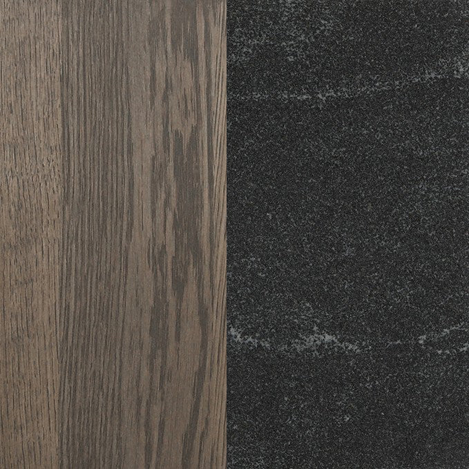 Frida 1-Drawer Walnut Nightstand