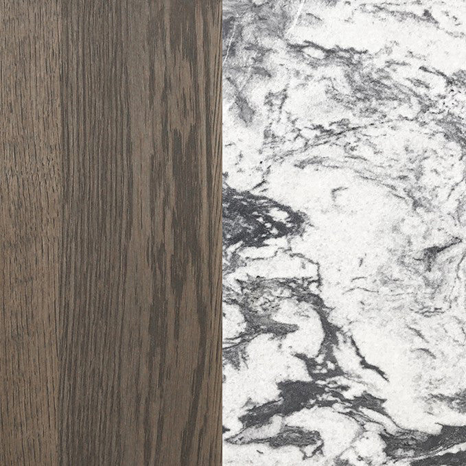 Frida 1-Drawer Walnut Nightstand