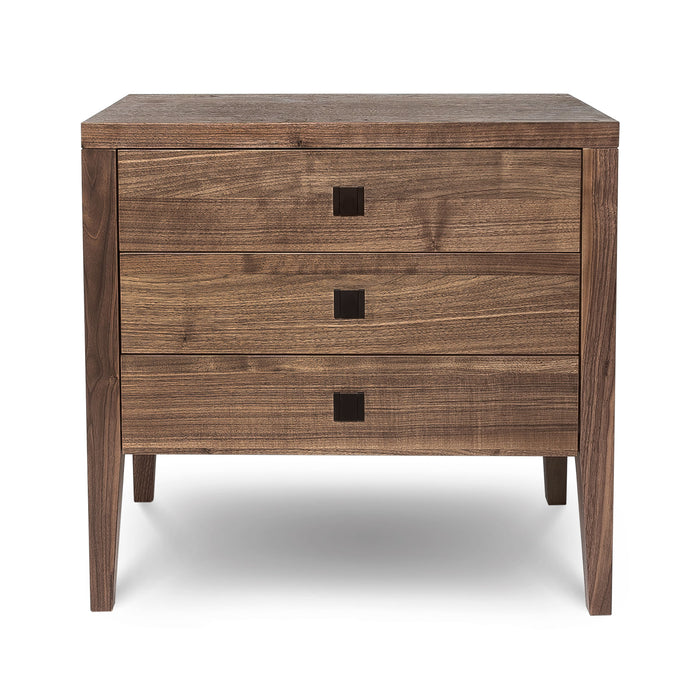 Hero Walnut 3-Drawer Dresser
