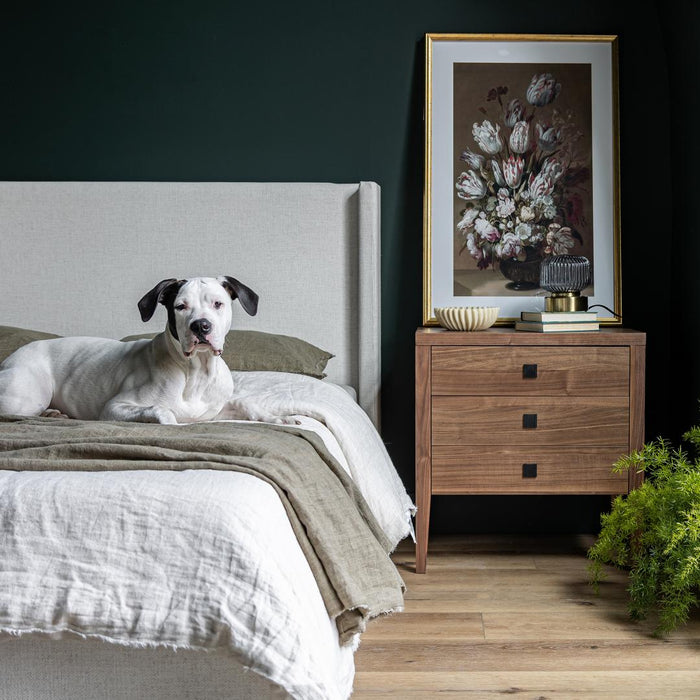 Hero Walnut 3-Drawer Dresser