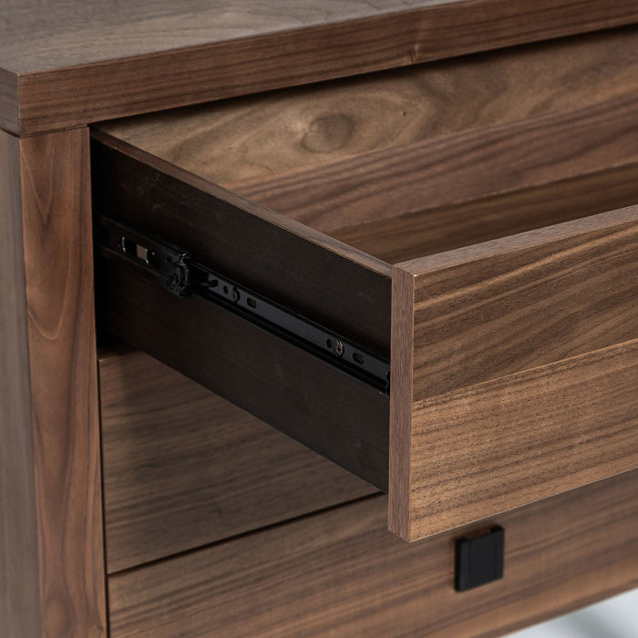 Hero Walnut 3-Drawer Dresser