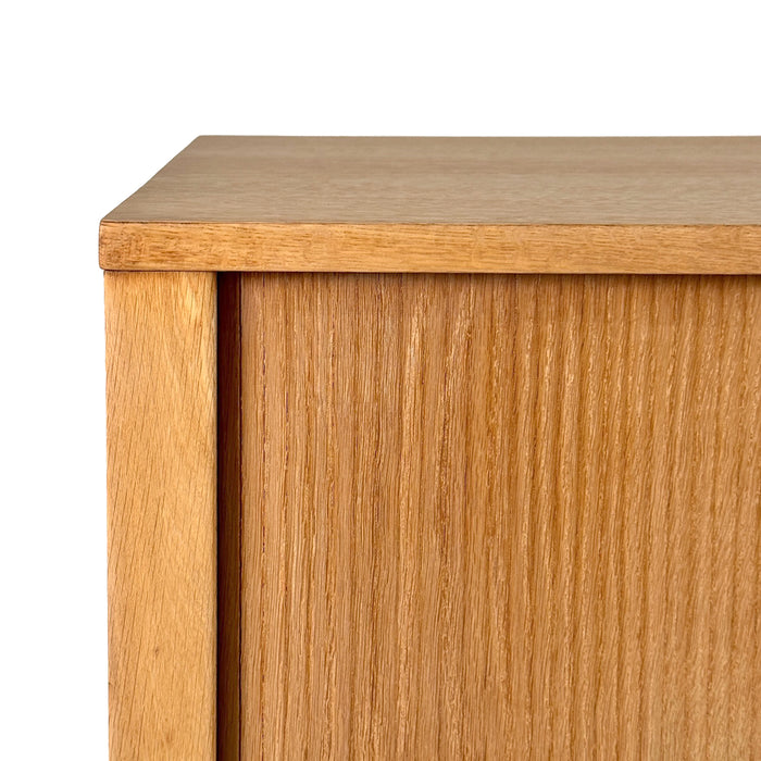 Vintage Oak Tambour Sideboard