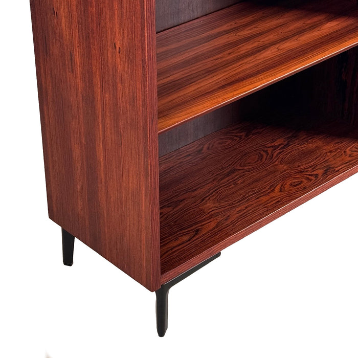 Vintage Low Rosewood Bookcase
