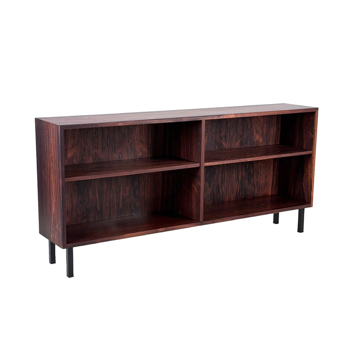 Vintage Rosewood Low Bookcase