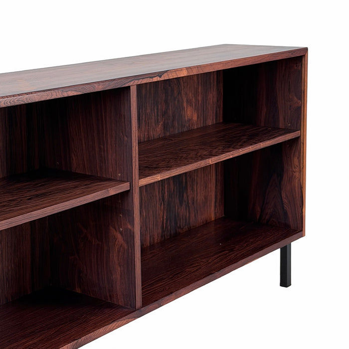 Vintage Rosewood Low Bookcase