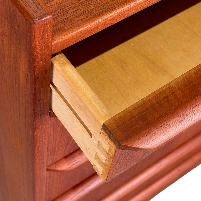 Vintage Teak 6-Drawer Dresser