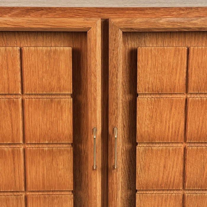 Vintage 1940's Oak Cabinet