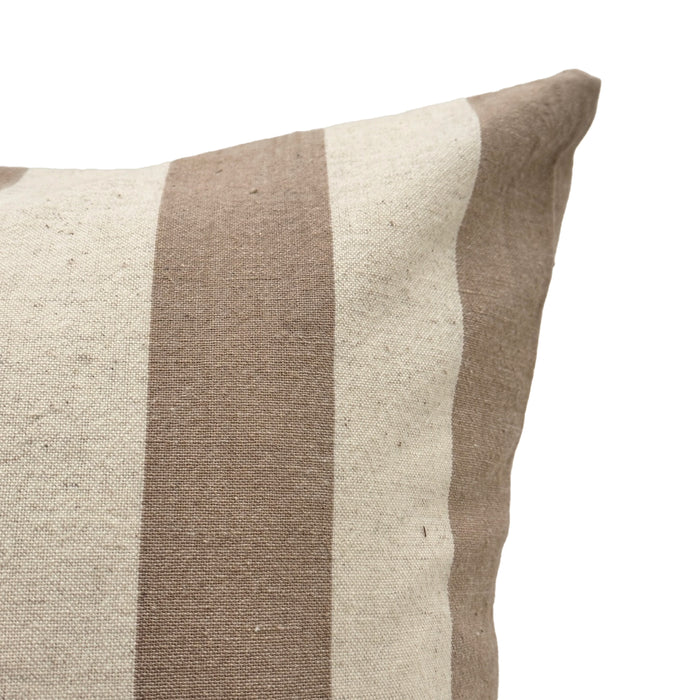 Wide Sand Stripe Pillow