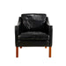 Vintage Black Leather Armchair - Vintage