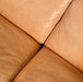 Vintage Camel Leather 2-Seat Sofa - Vintage