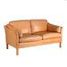 Vintage Camel Leather 2-Seat Sofa - Vintage