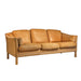 Vintage Camel Leather 3-Seat Sofa - Vintage