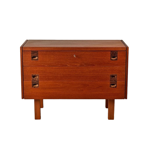 Vintage Teak 3-Drawer Chest - Vintage