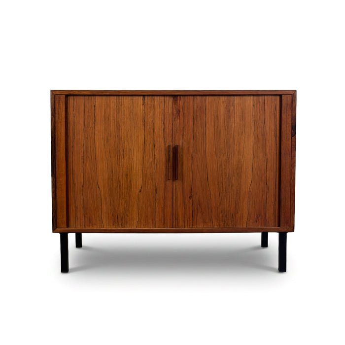 Vintage Rosewood Tambour Cabinet