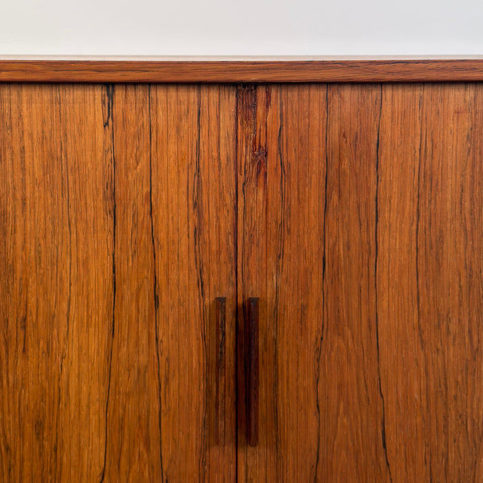 Vintage Rosewood Tambour Cabinet