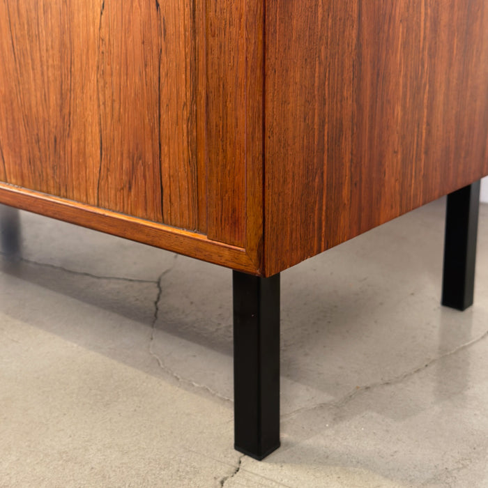 Vintage Rosewood Tambour Cabinet
