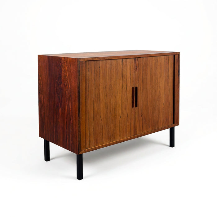 Vintage Rosewood Tambour Cabinet